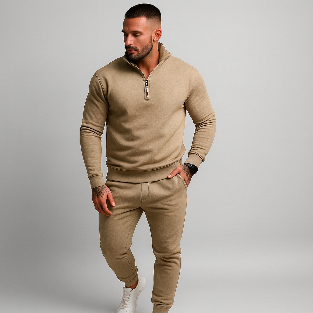 Nurozis | Men's Half-Zip Tracksuit Set