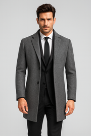 Nurozis | Classic Wool Overcoat